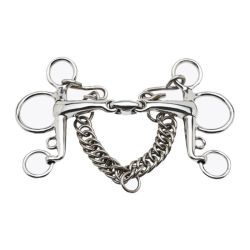 Pelhambit Busse Dubbel gebroken Soft Control french link