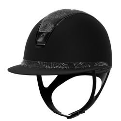 Rijhelm Samshield 2.0 Miss Shield Shadowmatt met Crystal Intarsia top en frontal band