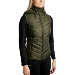 Bodywarmer Montar Hybrid with Detachable Hood with Gun Metal Crystals BW2536