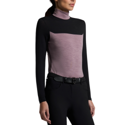 Shirt Cavalleria Toscana Long Sleeve Tech Wool Turtleneck Training POD397-LA052