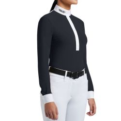 Wedstrijdshirt Cavalleria Toscana Jersey L/S Sheer
