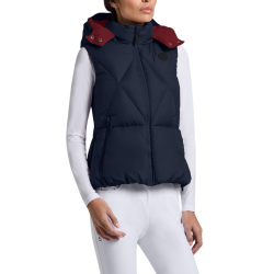 Vest Cavalleria Toscana Hooded Down Padded Nylon GLD313-NY137