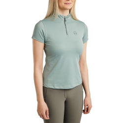 Shirt Montar MoBlair Short Sleeve with Dark Grey Crystals PL2514