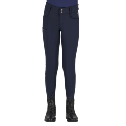 Paardrijbroek QHP Lymee Softshell Junior Full Grip 8875