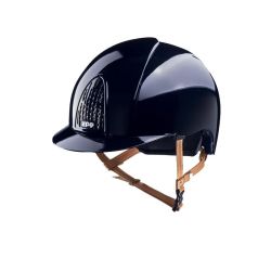 Rijhelm Kep Italia Smart Polish met beige kinbandje