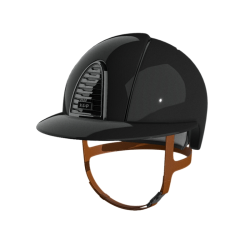 Rijhelm KEP Italia Cromo 2.0 Shine Polo met Beige kinband en Crystalli logo