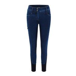 Paardrijbroek Kingsland Kayce Full Grip Denim