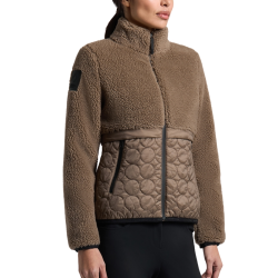 Vest Cavalleria Toscana Teddy Bear Fleece Nylon Zip Up MAD152-PL084