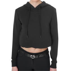 Trui Equestro Women Cut Out Hoodie ETW00142