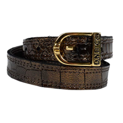 Spoorriempjes De Niro Patent Cocco met gouden gesp