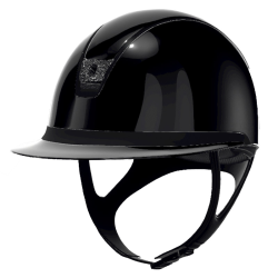Rijhelm Samshield 2.0 Miss Shield Shadow Glossy met Crystal Fabric Blazon en Matte trim