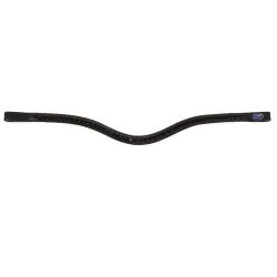 Frontriem Passier Waved Met Extra Grote stenen Graphite