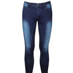Paardrijbroek Harry's Horse Liciano Denim Full Grip Kids