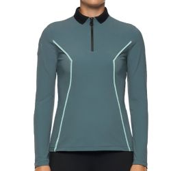 Polo Cavalleria Toscana Jersey Training Polo Zip Perforated
