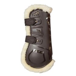 Peesbeschermers Back on Track Air Flow Tendon Boots met Imitatiebont