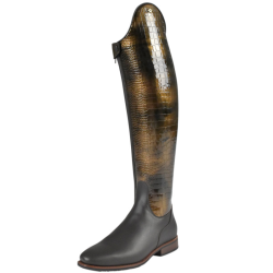 Paardrijlaarzen De Niro Bellini Custom Patent Cocco Bronzo