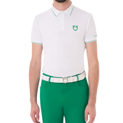 Wedstrijdshirt Equestro Men Polo Technical Training ETM00234