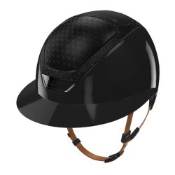 Rijhelm Kask Starlady Shine met swarovski frame en Blazon in Chrome