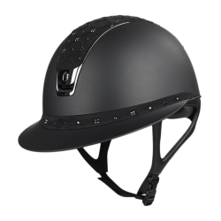 Rijhelm Samshield 2.0 Miss Shield Shadowmatt met Royal Flower top en frontal band