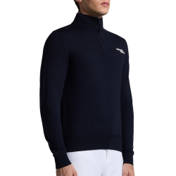 Trui Cavalleria Toscana Merinos Half Zip Turtleneck Sweater MAU146