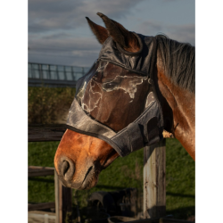 Vliegenmasker Harry's Horse Flyshield zonder oren met Bamboo lining