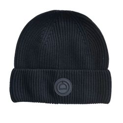 Muts Montar Knitted Wool Hat With Logo Badge