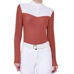 Wedstrijdshirt Equestro Technical And Mesh Fabric ETW00061