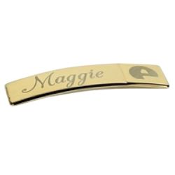 Naamplaatje KEP Italia Goud