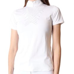Wedstrijdshirt Montar Junior comp polo with clear crystals