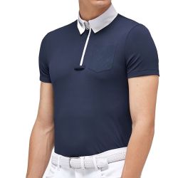 Wedstrijdshirt Cavalleria Toscana Tech Pique Embossed Pocket