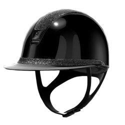Rijhelm Samshield 2.0 Miss Shield Shadow Glossy met Ultra Fine Rock top en frontal band