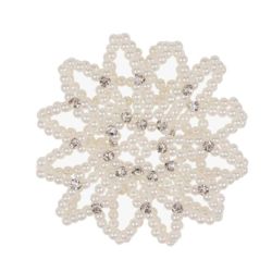 Haarnetje QHP Pearl met strass