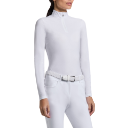 Wedstrijdshirt Cavalleria Toscana Long Sleeve Warm Jersey With Jacquard Insert CAD283-JV040