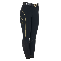 Paardrijbroek Equestro Women Slim Fit Knee Grip ETW00081