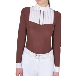 Shirt Equestro Polo With Pleated Cotton ETW00060