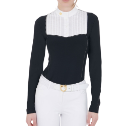 Wedstrijdshirt Equestro Rhinestones ETW00116