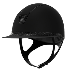 Rijhelm Samshield 2.0 Miss Shield Shadowmatt met Crystal Frabric frontal band