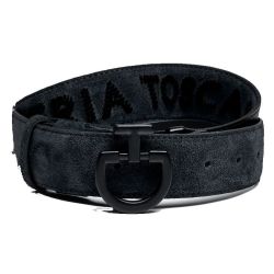 Riem CT Dames Suede met Tufted Logo