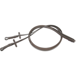 Teugel Harry's Horse leder met rubber