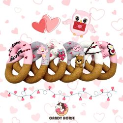 Paardensnoepjes Candy Horse Pretzls with Icing