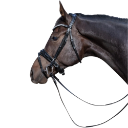 Trenshoofdstel Utzon Essentials met Crystal frontriem