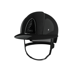 Rijhelm KEP Italia Cromo 2.0 Shine Polo met Suede voorinzet en Crystalli logo