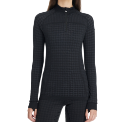 Shirt LeMieux Aspen Houndstooth Quarter Zip LM407913