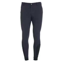 Paardrijbroek Equestro Men Slim Fit Knee Grip met logo ET06700