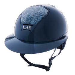 Rijhelm LAS Large Visor Opera Glossy met Crystal top
