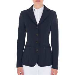 Wedstrijdjasje Equestro Women Contrasting Embroidered ETW00080 Logo ETW00080