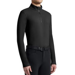 Shirt Cavalleria Toscana Jersey Fleece Half Zip L/S