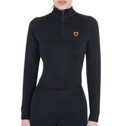 Shirt Equestro Base Layer Slim Fit Long Sleeve Technical Fabric