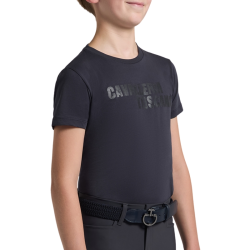 Shirt Cavalleria Toscana Cotton with Print Script Logo TSO021