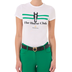 Shirt Equestro Women Stripe Horse Club Cotton ETW00243